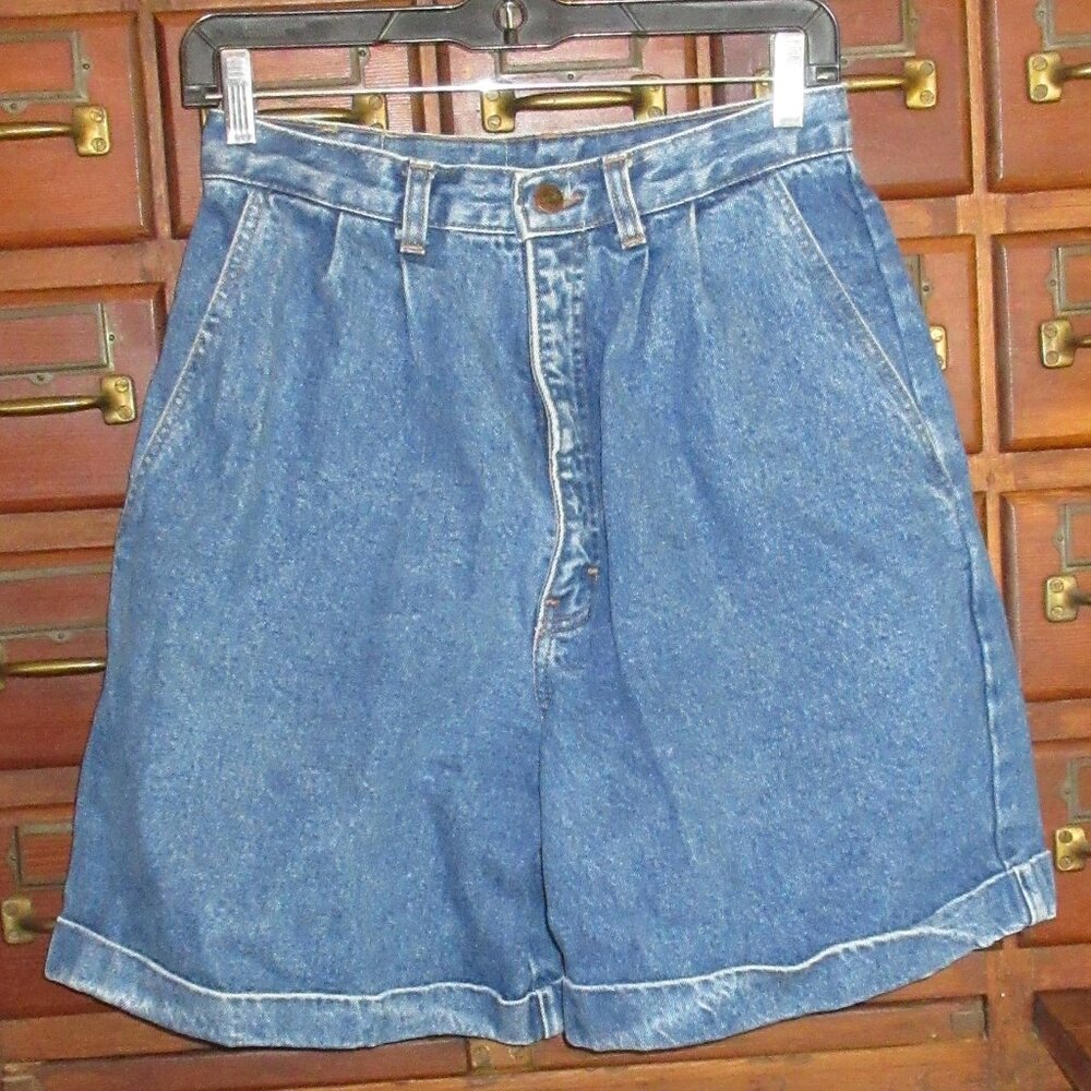 SOS Blue Denim Cuffed Shorts 11/12